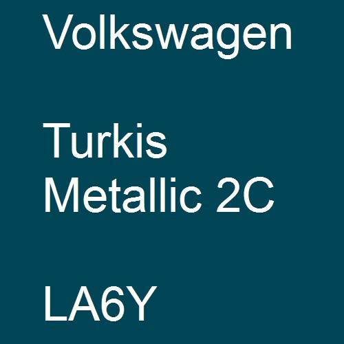 Volkswagen, Turkis Metallic 2C, LA6Y.